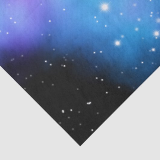 Galaxy Starlight Space Clouds Tissuepapier (Detail)