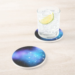Galaxy Starlight Space Clouds Zandsteen Onderzetter