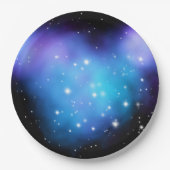 Galaxy Starlight Space Wolken Papieren Bordje (Voorkant)