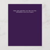 Galaxy Starry Night BAR MITZVAH Uitnodigingen Blau (Achterkant)