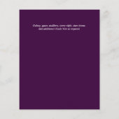 Galaxy Starry Night BAR MITZWAH Agaat Uitnodiging (Achterkant)