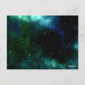 Galaxy Stars Buitengewone Verjaardagsuitnodiging Briefkaart (Achterkant)