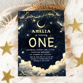 Galaxy Stars Celestial Baby eerste verjaardag Kaart