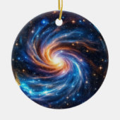 Galaxy Stars Healing Crystal Universe Keramisch Ornament (Voorkant)
