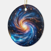 Galaxy Stars Healing Crystal Universe Keramisch Ornament (Links)