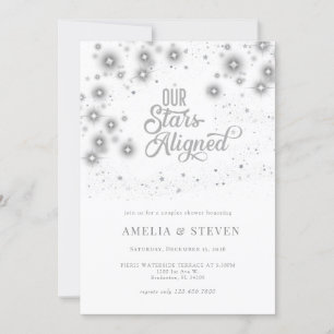 Galaxy Stars   Koppels Douche uitnodiging