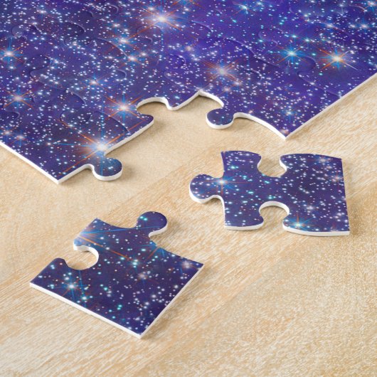 Galaxy Stars kosmische buitenruimte universeel moe Legpuzzel (Zijkant)