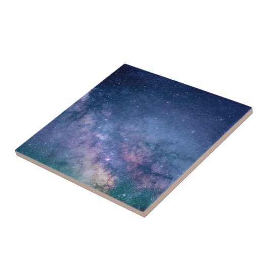 Galaxy Stars Space Universe Cool Pattern Modern Tegeltje (Zijkant)