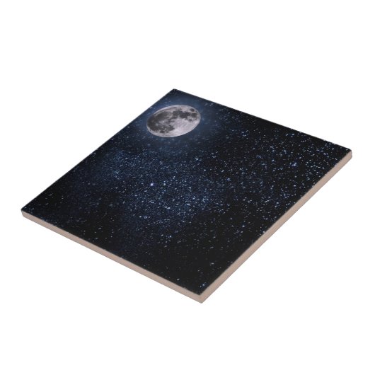 Galaxy Stars Space Universe Cool Pattern Modern Tegeltje (Zijkant)