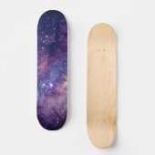 Galaxy Stars Universe Sky Blue Space Cosmic Persoonlijk Skateboard (Voorkant)