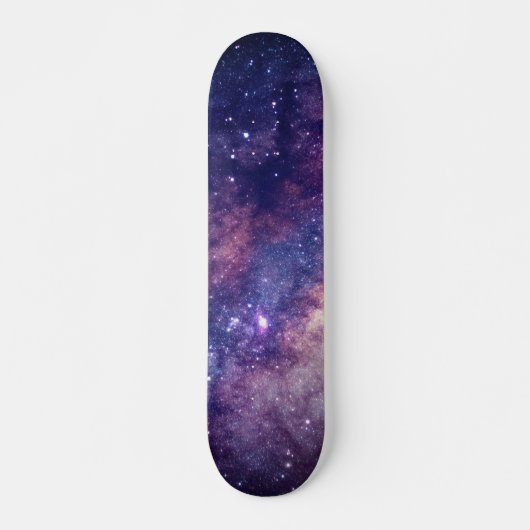Galaxy Stars Universe Sky Blue Space Cosmic Persoonlijk Skateboard (Voorkant)