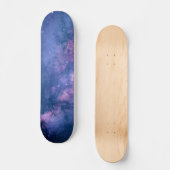 Galaxy Stars Universe Sky Blue Space Cosmic Persoonlijk Skateboard (Voorkant)