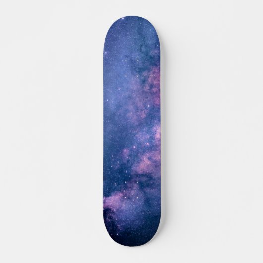 Galaxy Stars Universe Sky Blue Space Cosmic Persoonlijk Skateboard (Voorkant)