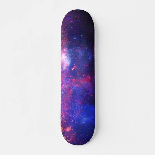 Galaxy Stars Universe Sky Blue Space Cosmic Skateb Persoonlijk Skateboard (Voorkant)