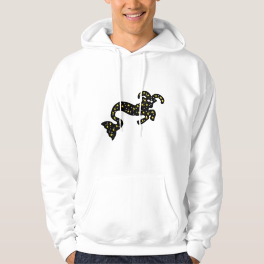 Galaxy Steenbok Sterrenbeeld Sweatshirt – Kosmisch (Voorkant)