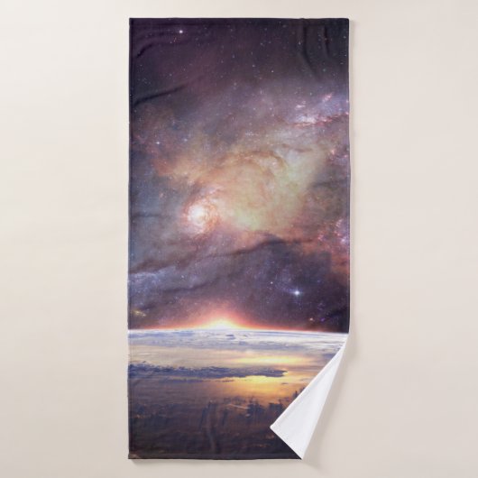 Galaxy ster oneindig kosmos donker badhanddoek (Badhanddoek)