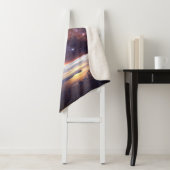 Galaxy ster oneindig kosmos donker sherpa deken (In situ)
