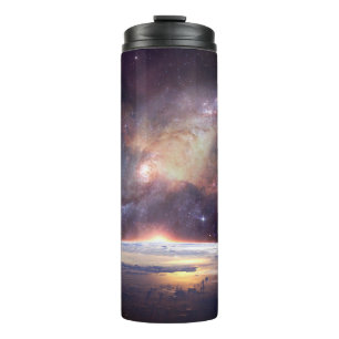 Galaxy ster oneindig kosmos donker thermosbeker