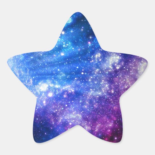 Galaxy Ster Sticker (Voorkant)