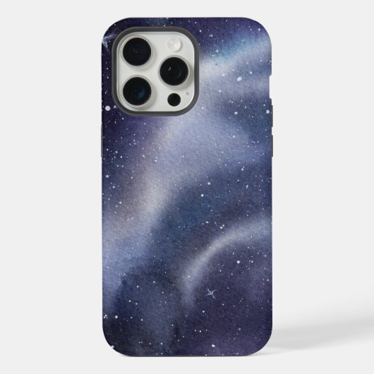 Galaxy sterren buitenruimte iPhone hoesje (Achterkant)