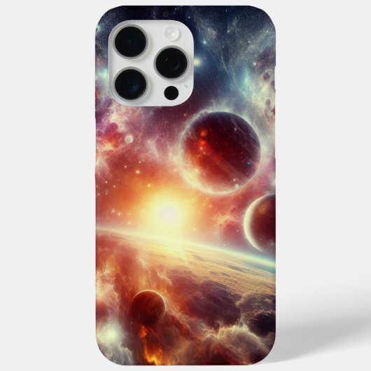 Galaxy, sterren en planeet Telefoonhoesje Case-Mate iPhone Case (Achterkant)