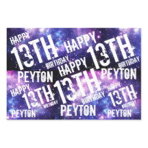 Galaxy Sterrennacht aangepaste verjaardagsfeestje