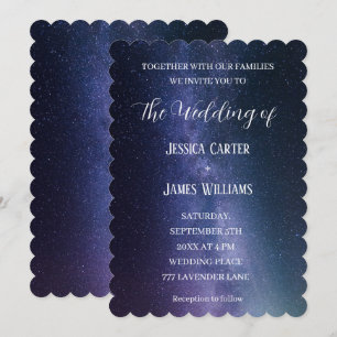 Galaxy Sterrennacht Buitenspatie Universum Weddens Kaart