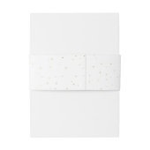 Galaxy Sterrennacht Celestial Paarse gouden bruilo Uitnodigingen Wikkel (Achterkant Voorbeeld)