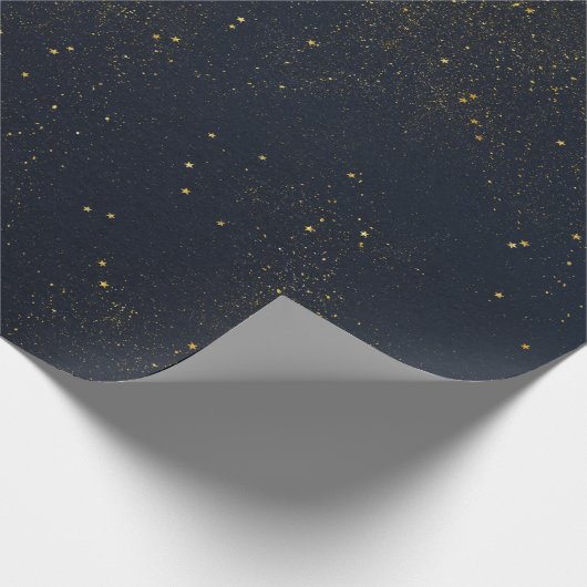 Galaxy Sterrennacht Light Abstract Pattern 16 Cadeaupapier (Hoek)