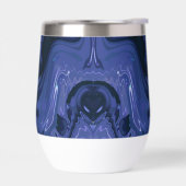 Galaxy Swirl Blue Glitter Abstract kosmisch patroo (Links)