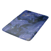 Galaxy Swirl Blue Glitter Abstract kosmisch patroo Badmat (Gekanteld)