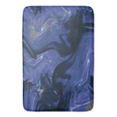 Galaxy Swirl Blue Glitter Abstract kosmisch patroo Badmat (Voorkant Verticaal)