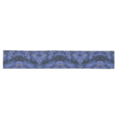 Galaxy Swirl Blue Glitter Abstract kosmisch patroo Lange Tafelloper (Horizontaal)