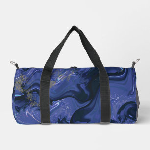 Galaxy Swirl Blue Glitter Abstract kosmisch patroo Plunjezak