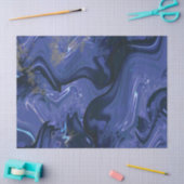 Galaxy Swirl Blue Glitter Abstract kosmisch patroo Tissuepapier (Craft)