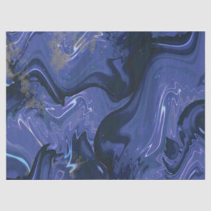Galaxy Swirl Blue Glitter Abstract kosmisch patroo Tissuepapier