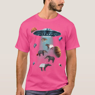 Galaxy Tapir Space UFO Alien Stars Animal Malayan T-shirt