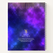 Galaxy Taurus Personalized Journal - Kantoor Notitieboek (Achterkant)