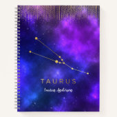 Galaxy Taurus Personalized Journal - Kantoor Notitieboek (Voorkant)