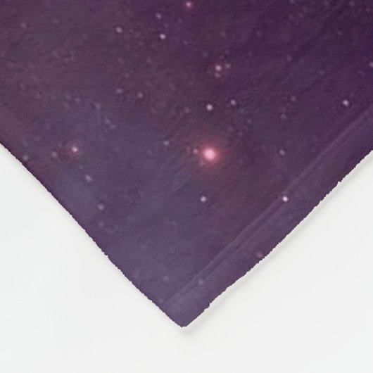 Galaxy Tiger Face Wallpaper Fleece Deken (Hoek)