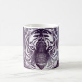 Galaxy Tiger Face Wallpaper Koffiemok (Center)
