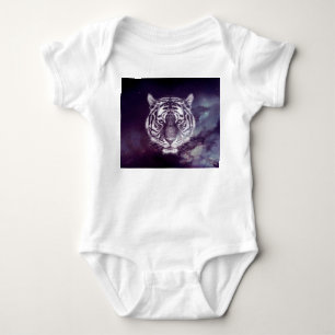 Galaxy Tiger Face Wallpaper Romper