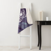 Galaxy Tiger Face Wallpaper Sherpa Deken (In situ)