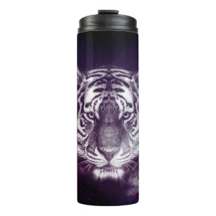 Galaxy Tiger Face Wallpaper Thermosbeker