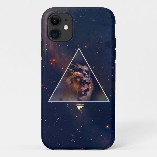 Galaxy Triangle Lion Head - Trendium Authentic Case-Mate iPhone Case (Achterkant)