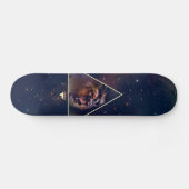 Galaxy Triangle Lion Head - Trendium Authentic Persoonlijk Skateboard (Horizontaal)