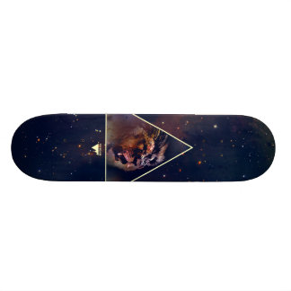 Galaxy Triangle Lion Head - Trendium Authentic Persoonlijk Skateboard