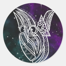 Galaxy, tribal Ram sterrenbeeld sticker