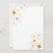 Galaxy Two the Moon  2de verjaardags  uitnodiging (Achterkant)