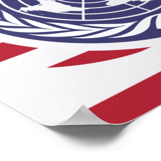 Galaxy U.N.E Vlag Poster (Hoek)